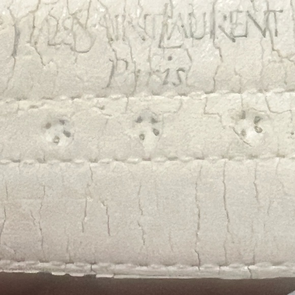 YSL kidskin and grommet belt - Picture 5 of 15